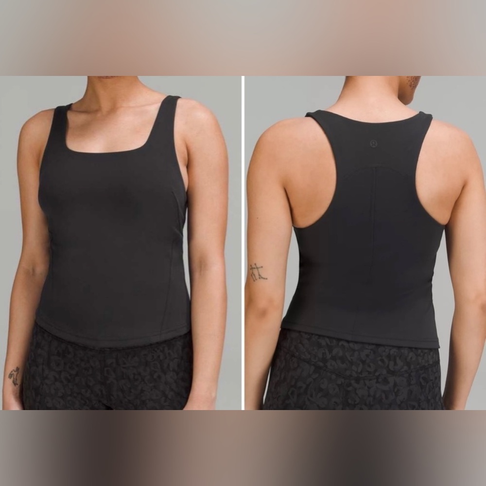 Lululemon InStill Tank Top Black size 4 NWT
